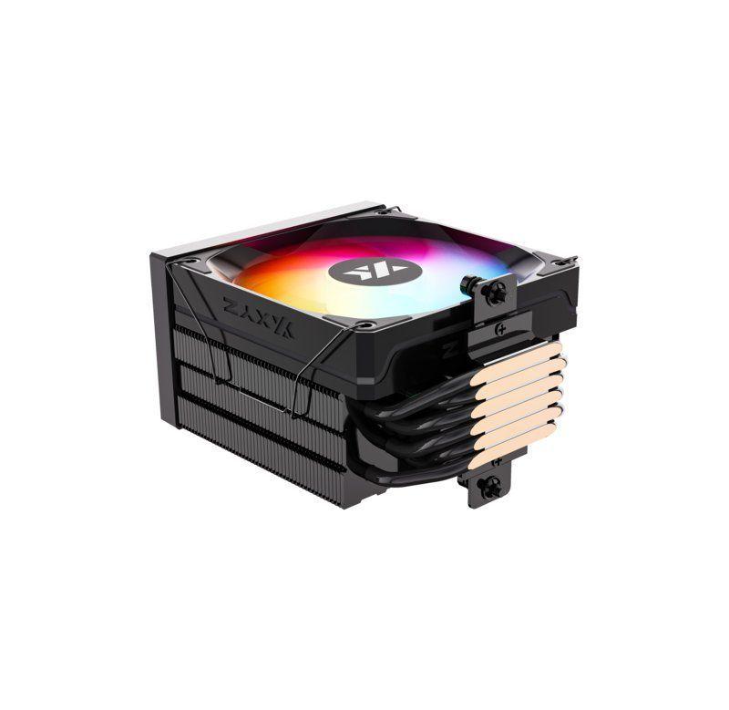 Disipador para CPU XYZ THERMAX PULSAR 6, 1x120mm, 6 Heatpipes, Pantalla T°, Negro-7