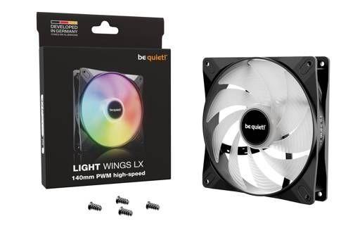 Ventilador para Gabinete Be Quiet! LIGHT WINGS LX 140mm PWM High-Speed-0