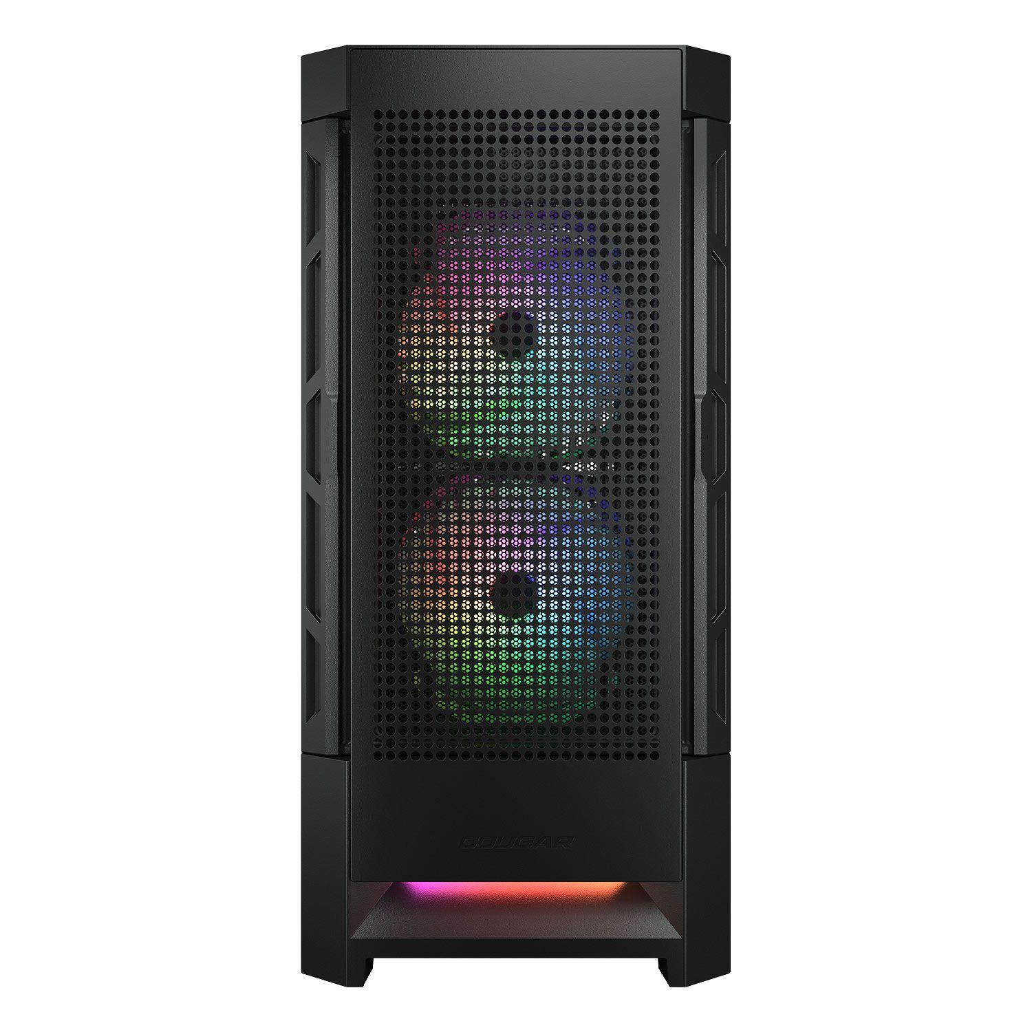 Gabinete Gamer Cougar Duoface RGB, E-ATX, Color Negro-4