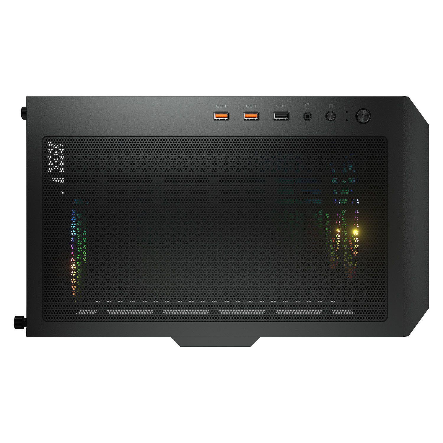 Gabinete Gamer Cougar Duoface RGB, E-ATX, Color Negro-5