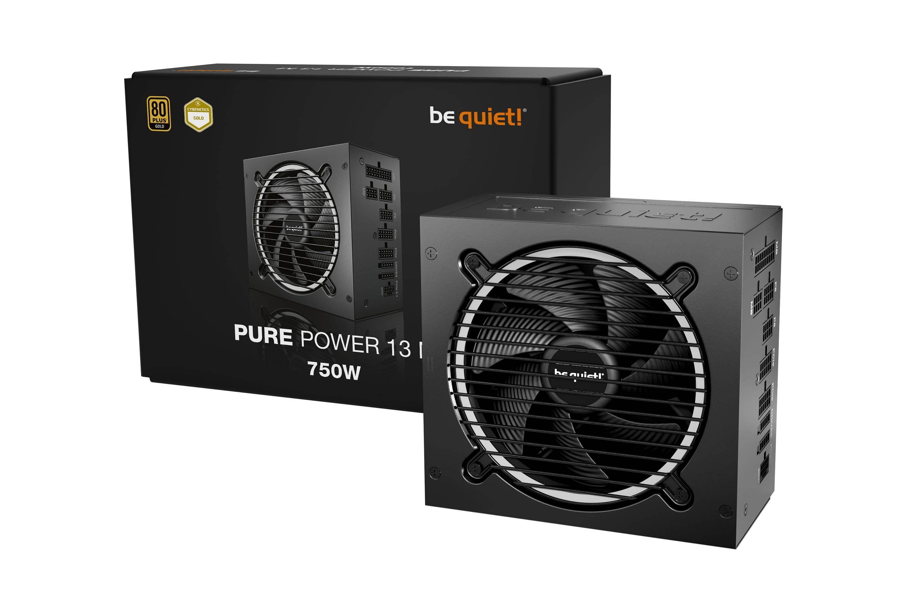 Fuente de Poder Be Quiet! PURE POWER 13 M 750W, Full Modular, 80 PLUS Gold, ATX 3.1, PCIe 5.1-0