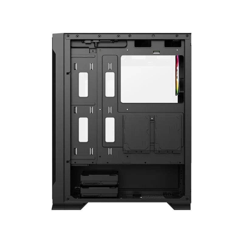 Gabinete Gamer XYZ AIRONE 300-X MESH, ATX, Panel Malla, 6 Ventiladores ARGB, Blanco-5