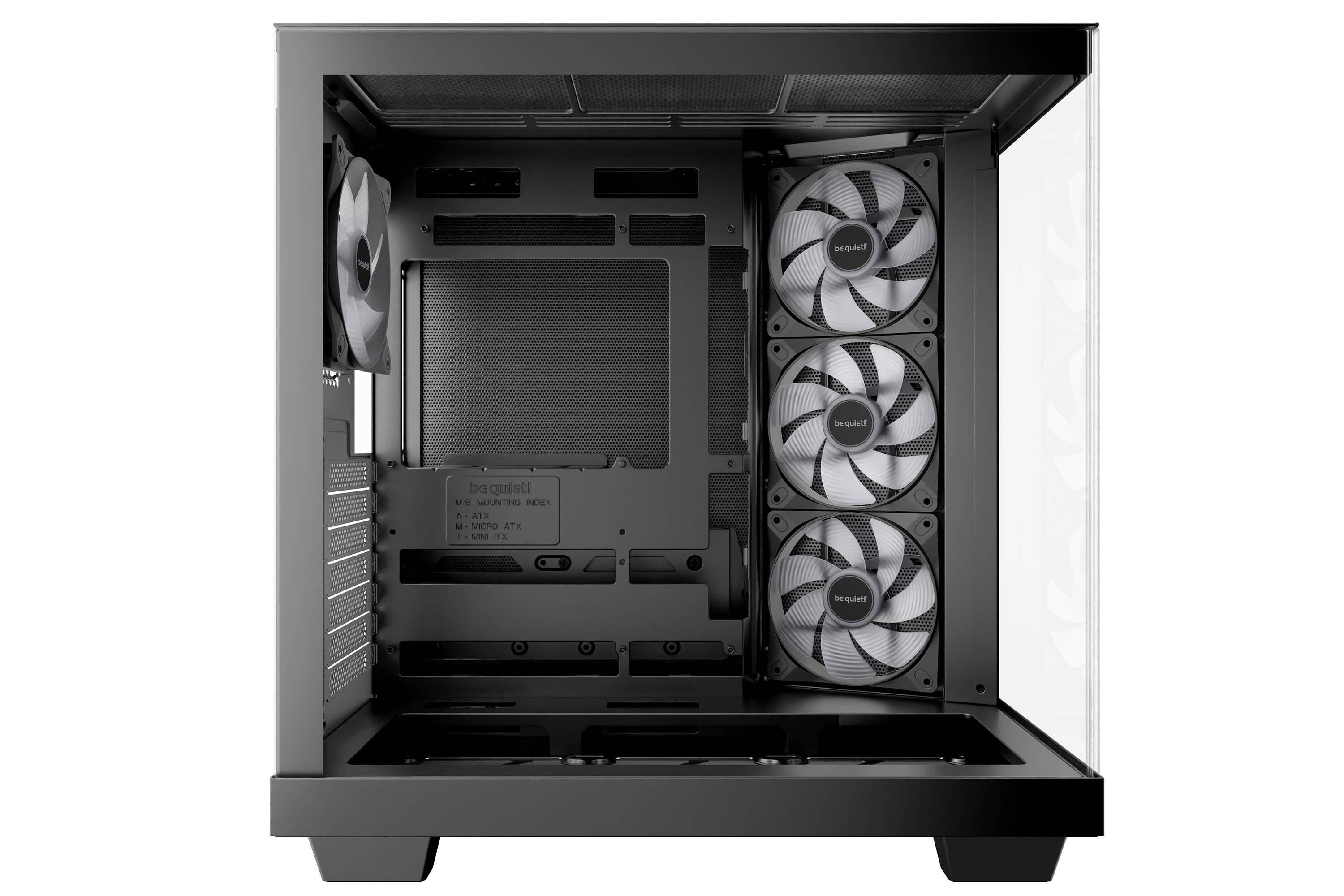 Gabinete Gamer Be Quiet! LIGHT BASE 500 LX, Vidrio Templado, 4 Ventiladores ARGB, ATX, m-ATX, Negro-3