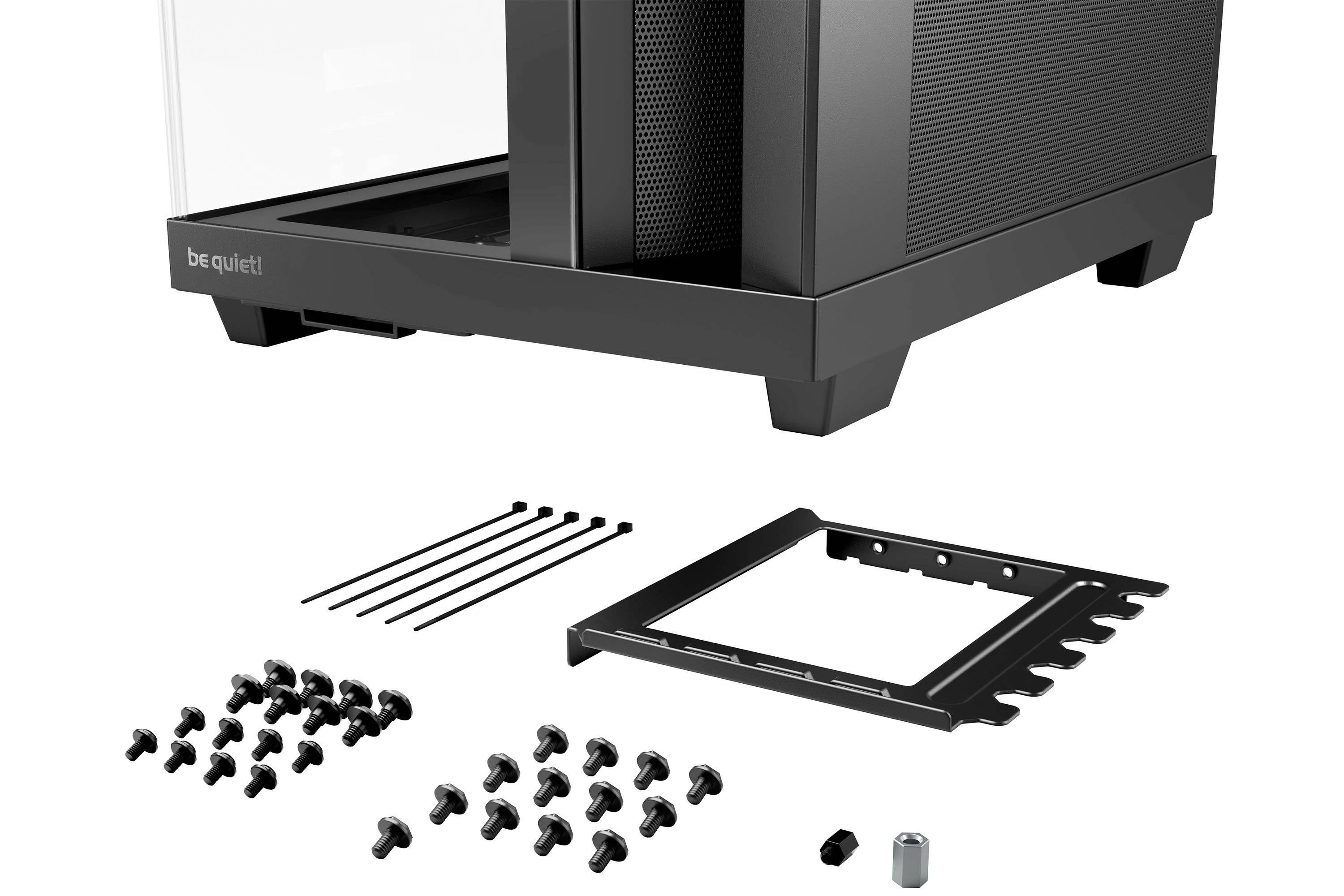 Gabinete Gamer Be Quiet! LIGHT BASE 500 LX, Vidrio Templado, 4 Ventiladores ARGB, ATX, m-ATX, Negro-5