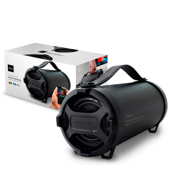 Parlante Portátil Max-Bass MLAB, Bluetooth, Color Negro-2