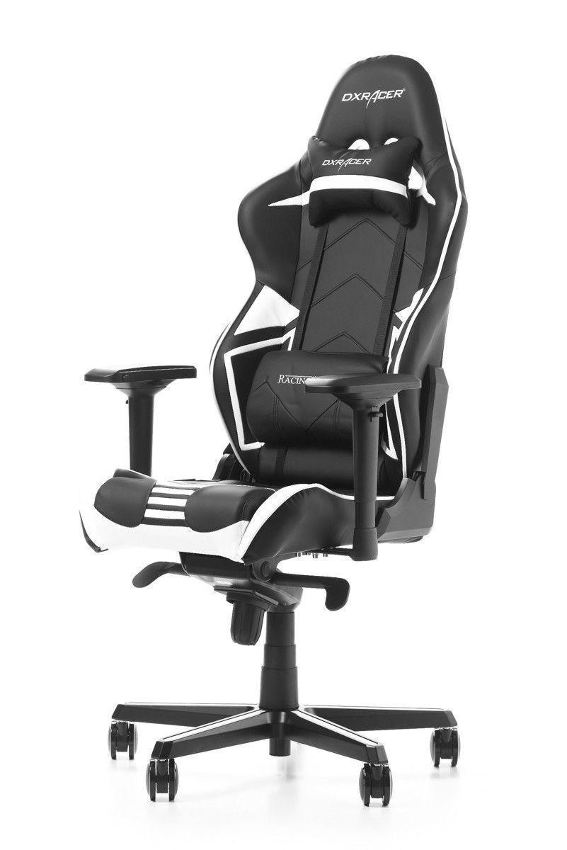 SILLA GAMER PRO SERIES DXRACER RACING  BLACK/WHITE-0