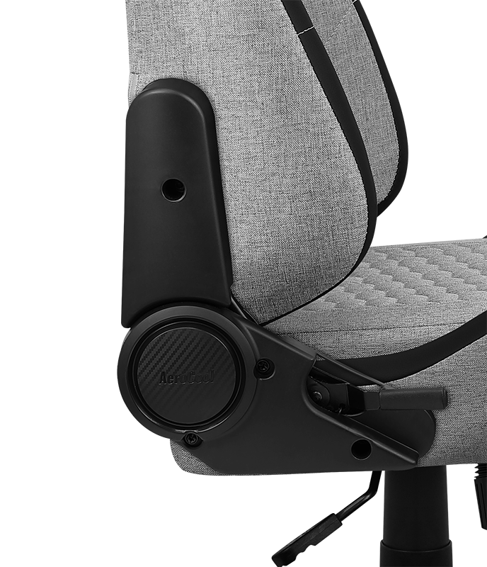 Silla Gamer Profesional Aerocool Crown Ash Grey-5