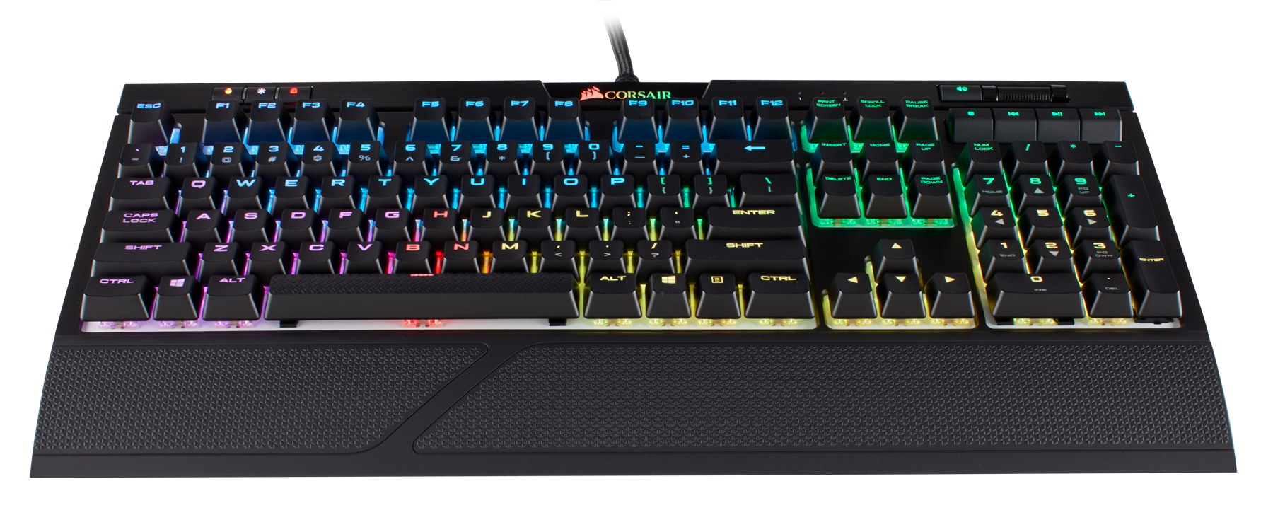 Teclado Mecánico Corsair Gaming Strafe MK2 RGB, Backlit RGB Led, Cherry MX Red-2