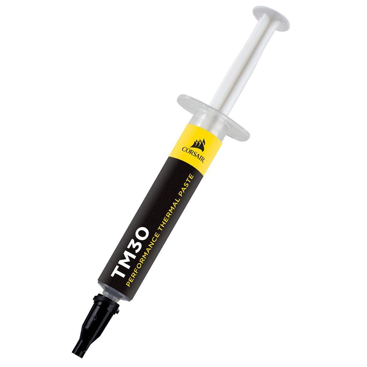 Pasta Térmica Corsair TM30, 3 gramos, material térmico de óxido de zinc premium de baja viscosidad-0