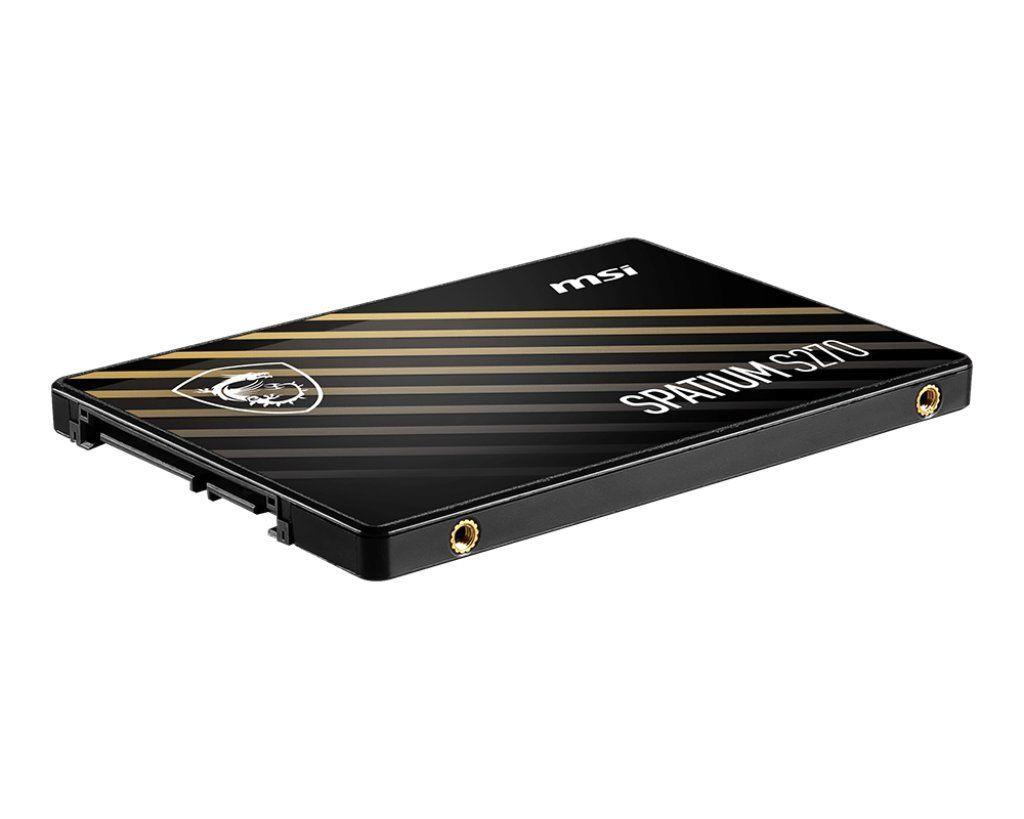 Unidad SSD MSI SPATIUM S270, 480GB, SATA III, 2.5", 3D NAND-3