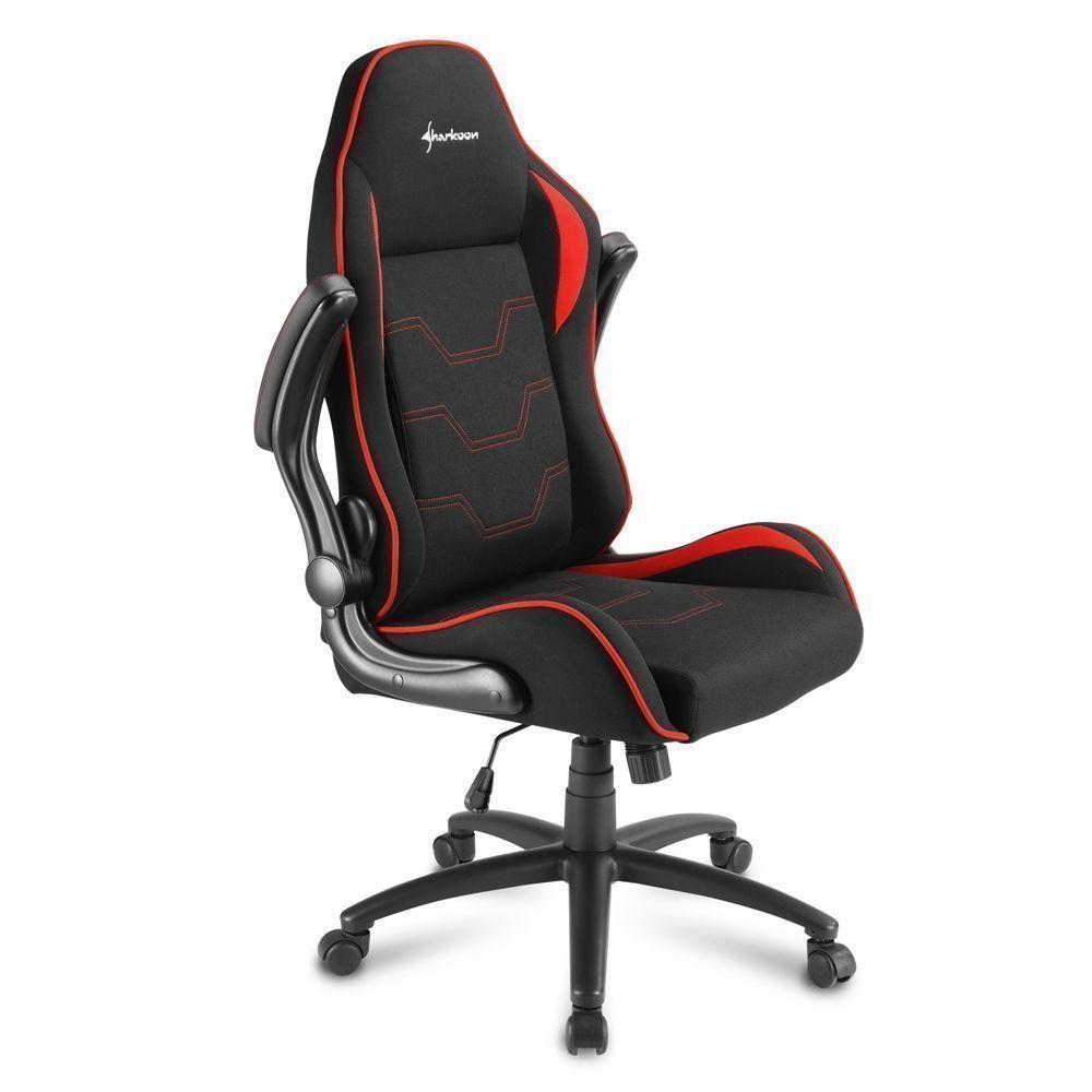 Silla Gamer Profesional Sharkoon ELBRUS 1, Black/Red, Hasta 120Kg-3
