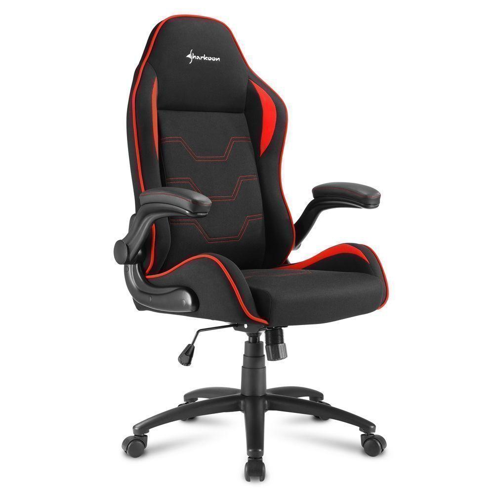 Silla Gamer Profesional Sharkoon ELBRUS 1, Black/Red, Hasta 120Kg-2