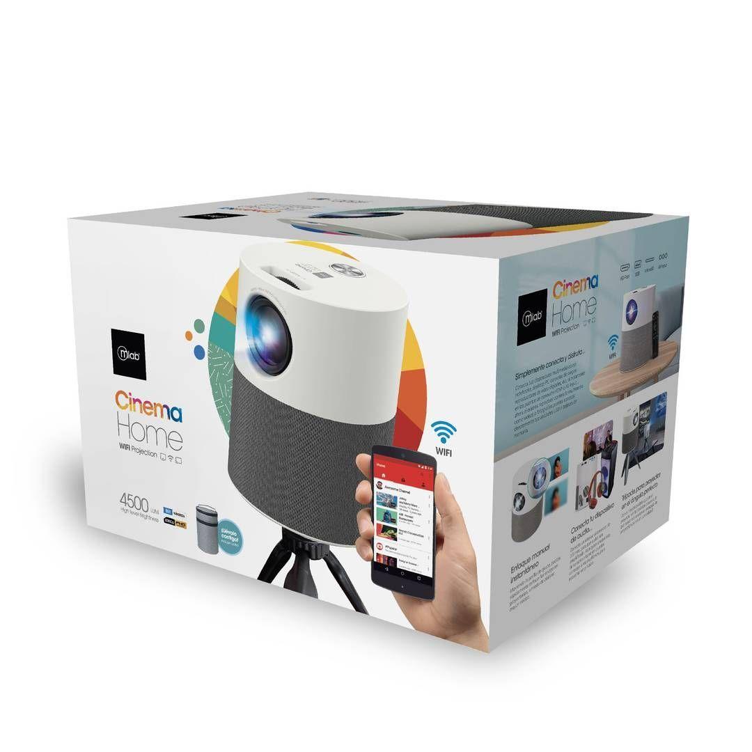 Proyector MLab Home Cinema, 4500 Lumens, HDMI/USB/SD/Wi-Fi, 1080P-5