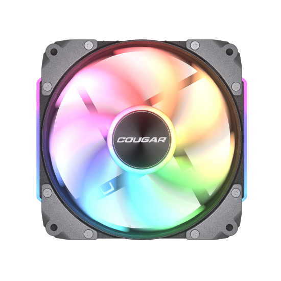 Ventilador Cougar Apolar, ARGB, 120mm, Color Negro, 1 Unidad-2