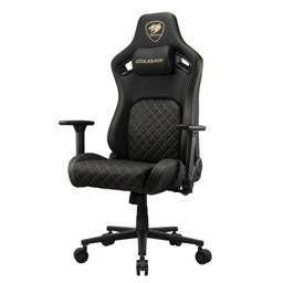 Silla Gamer Profesional Cougar Defensor Gold, Soporte PushBack, Reposabrazos 4D, Tapizado Premium-2