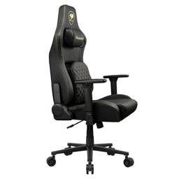Silla Gamer Profesional Cougar Defensor Gold, Soporte PushBack, Reposabrazos 4D, Tapizado Premium-3