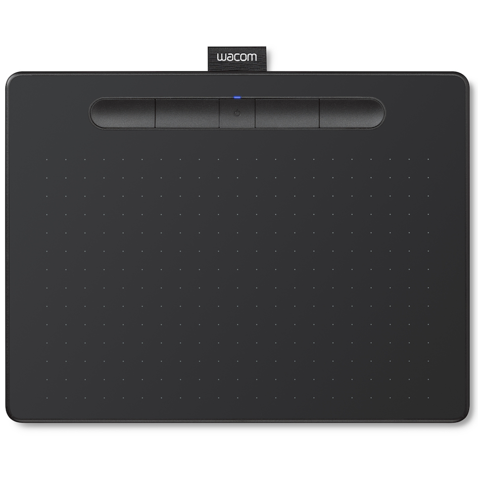Tableta Digitalizadora Wacom Intuos Bluetooth Creative Pen Tablet (Medium, Black)-1