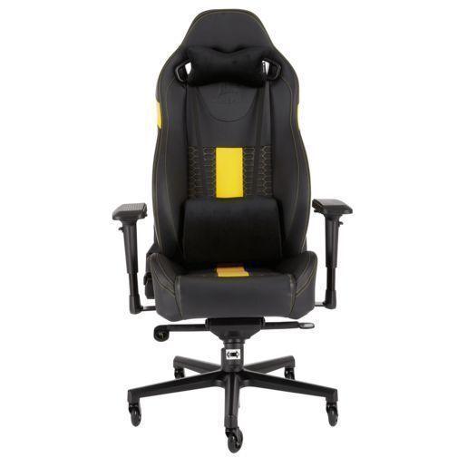 SILLA GAMER PRO CORSAIR T2 ROAD WARRIOR, AMARILLO NEGRO,-1