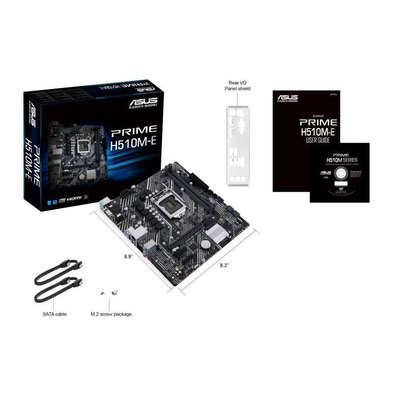 Placa Madre ASUS Prime H510M-E, Socket LGA 1200-5