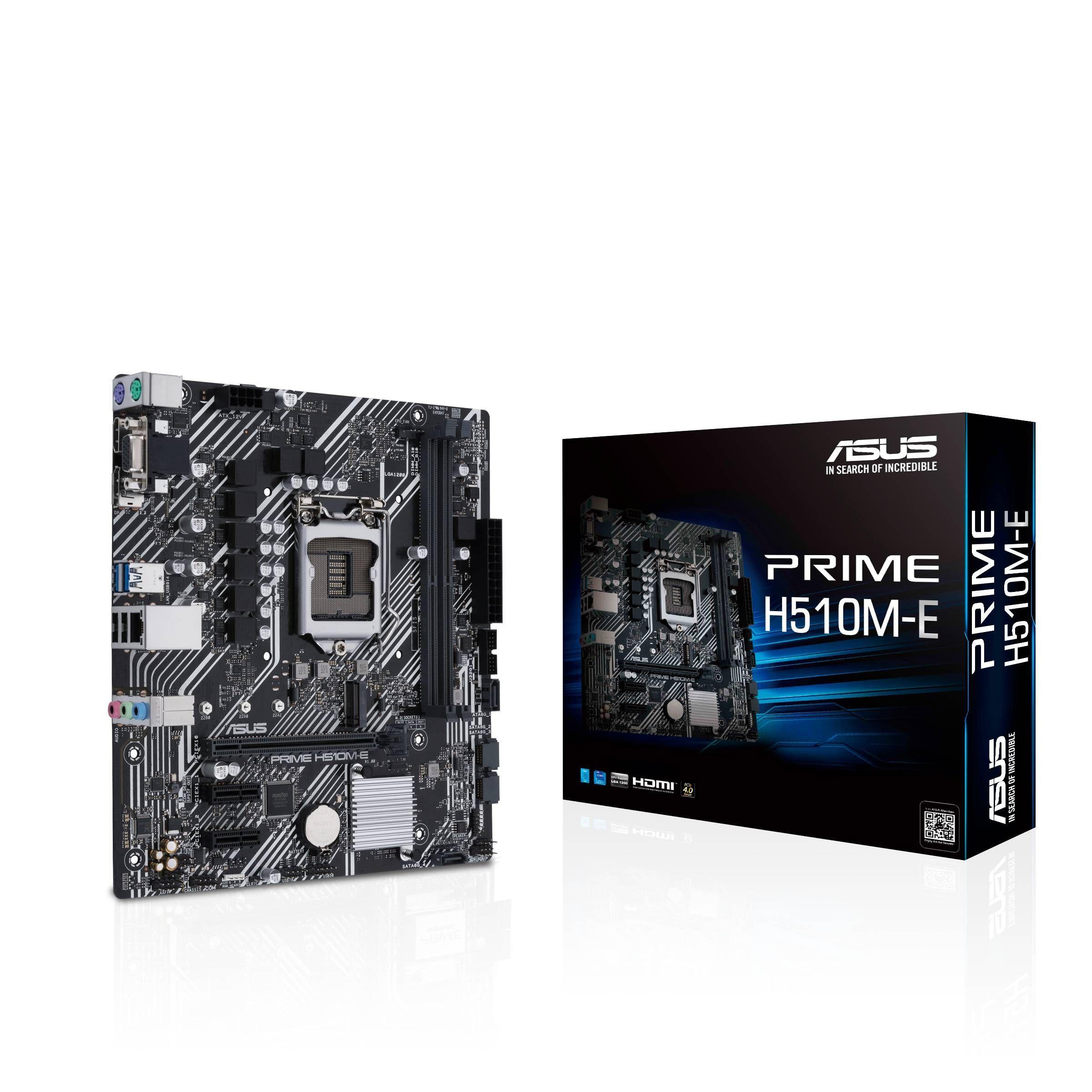 Placa Madre ASUS Prime H510M-E, Socket LGA 1200-0