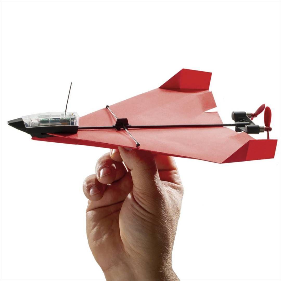 Avión De Papel PowerUp, Control Bluetooth, 10 Minutos de Vuelo, Carga Rapida-0