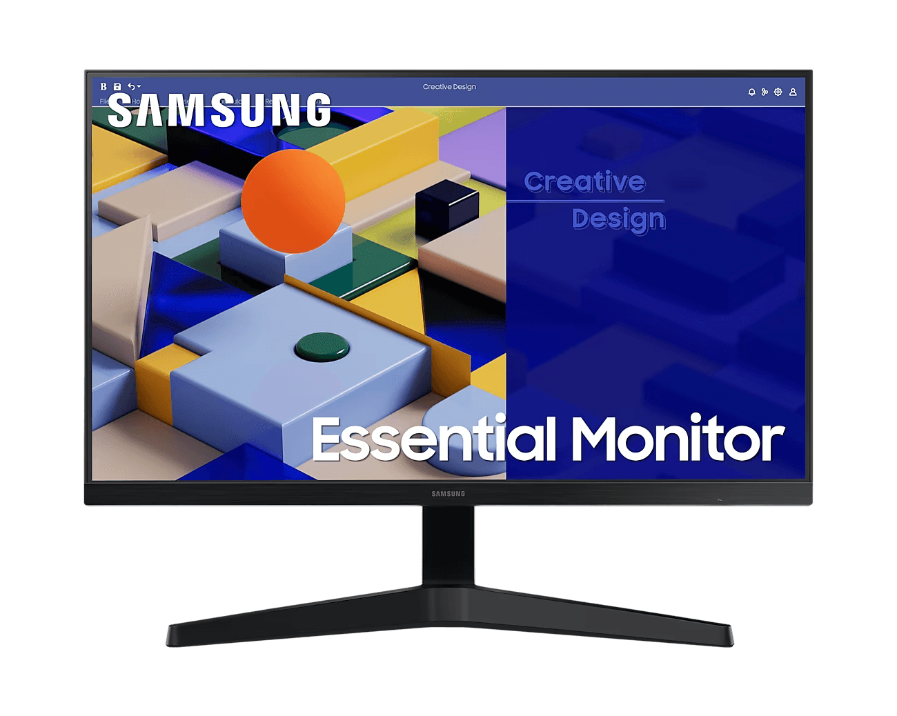 Monitor Samsung Plano 27" IPS, FullHD, 75Hz, HDMI, VGA, FreeSync-0