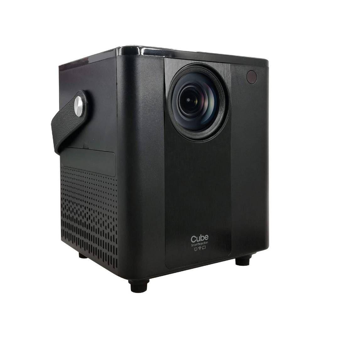 Proyector MLab Cube Smart WIFI, 2200 Lumens, HDMI/USB/SD, 1080p-4