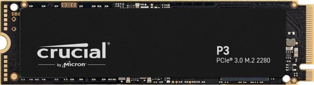 Unidad De Estado Solido Crucial P3, M.2, NVMe PCI-e 3.0, 500GB-0