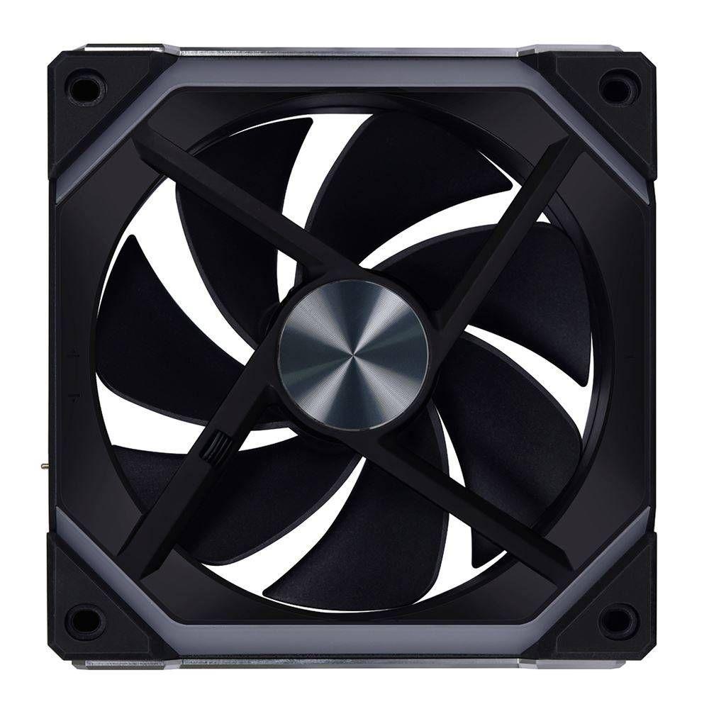 Pack Ventiladores Lian Li Uni Fan SL120 V2 + Controlador RGB, L-Connect, 3 Unidades, Negro-3