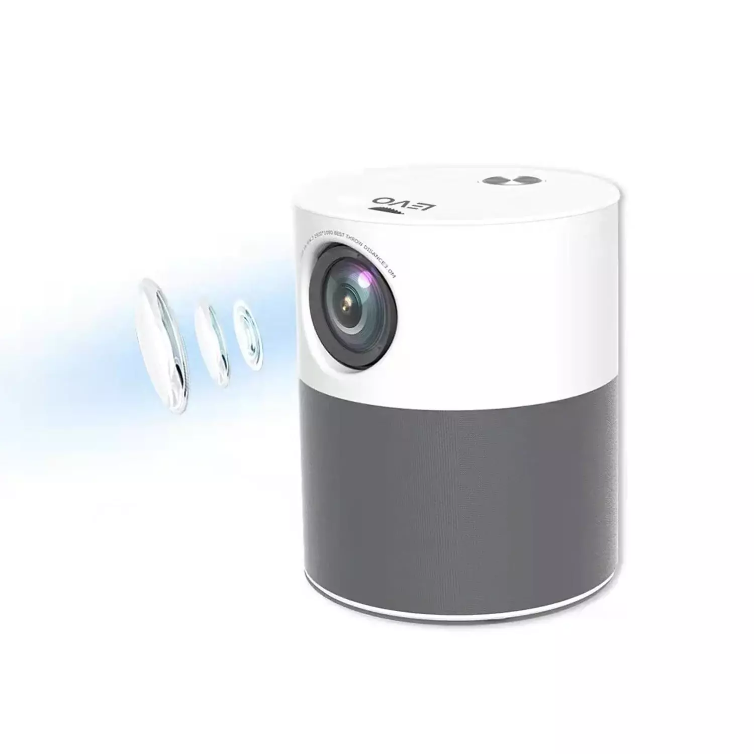 Proyector Led Portátil 360º Full HD Home Cinema Levo-1