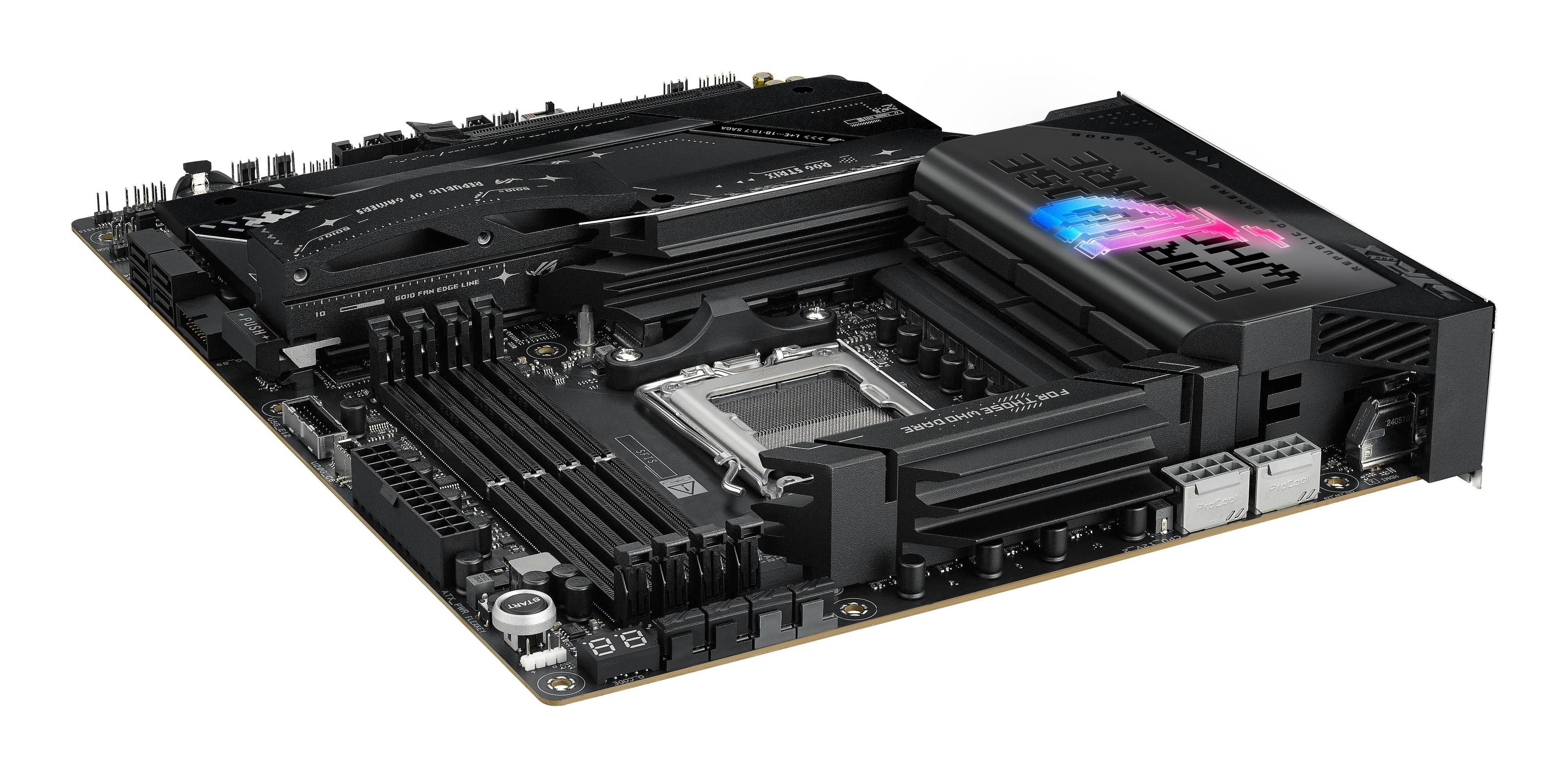 Placa Madre ASUS ROG STRIX X870E-E GAMING WIFI, Socket AM5, 4xDDR5, 5xM.2, 4x SATA, WiFi 7, ATX-2