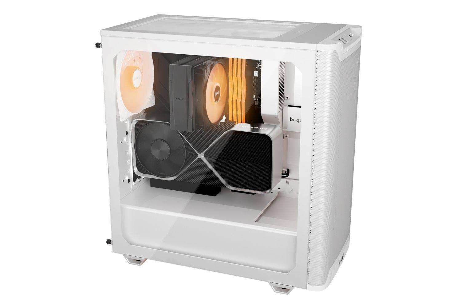 Gabinete Gamer Be quiet! Pure Base 501 LX White, 3x120mm ARGB, 1x140mm ARGB, ATX, Color Blanco -3