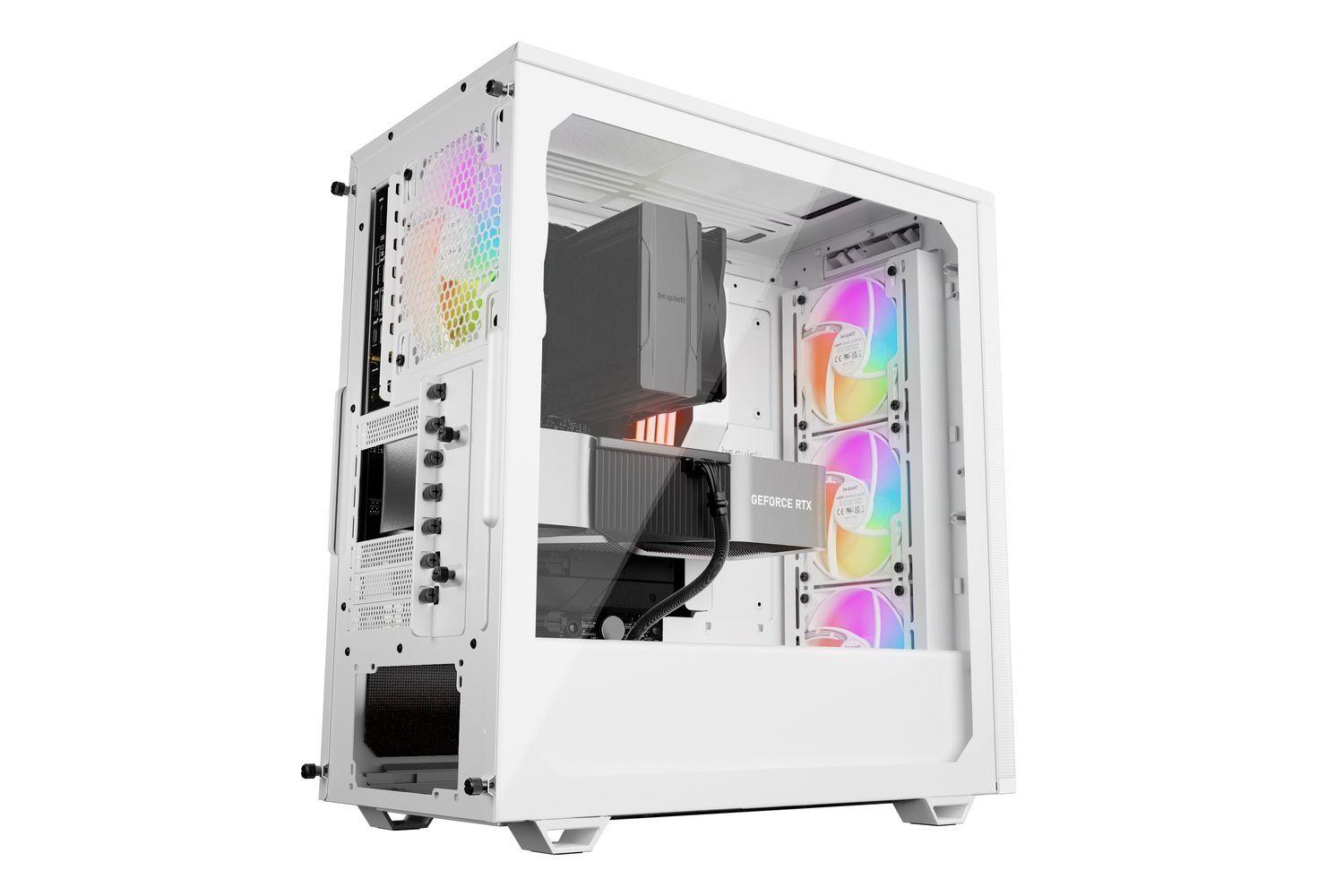  Gabinete Gamer Be quiet! Pure Base 501 LX White, 3x120mm ARGB, 1x140mm ARGB, ATX, Color Blanco -4