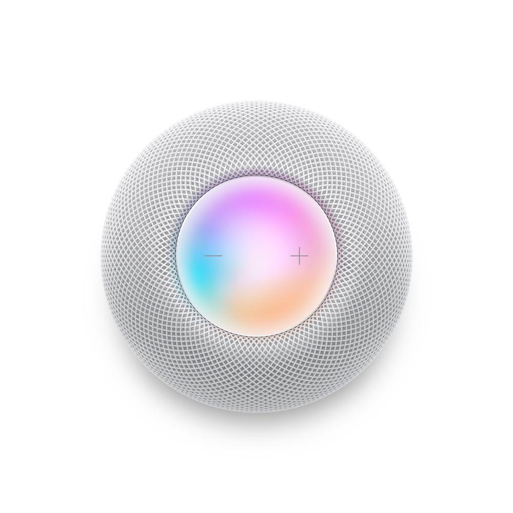 Asistente Virtual Apple Homepod Mini, Audio 360º, Cancelación de Ruido, Blanco-1