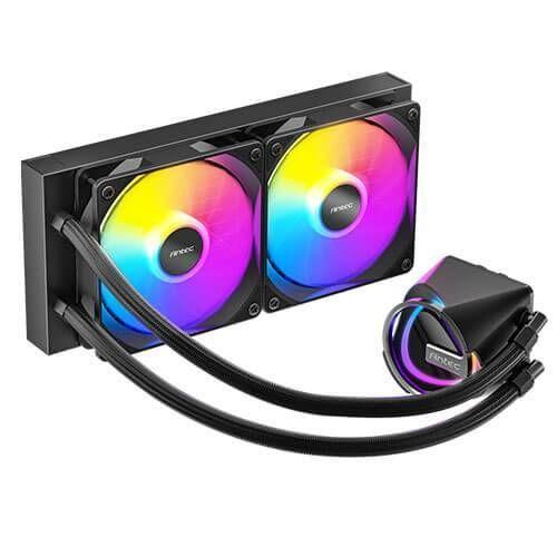 Refrigeración Líquida Antec Skeleton 240 ARGB, 2 Ventiladores, Intel/AMD, Negro-3