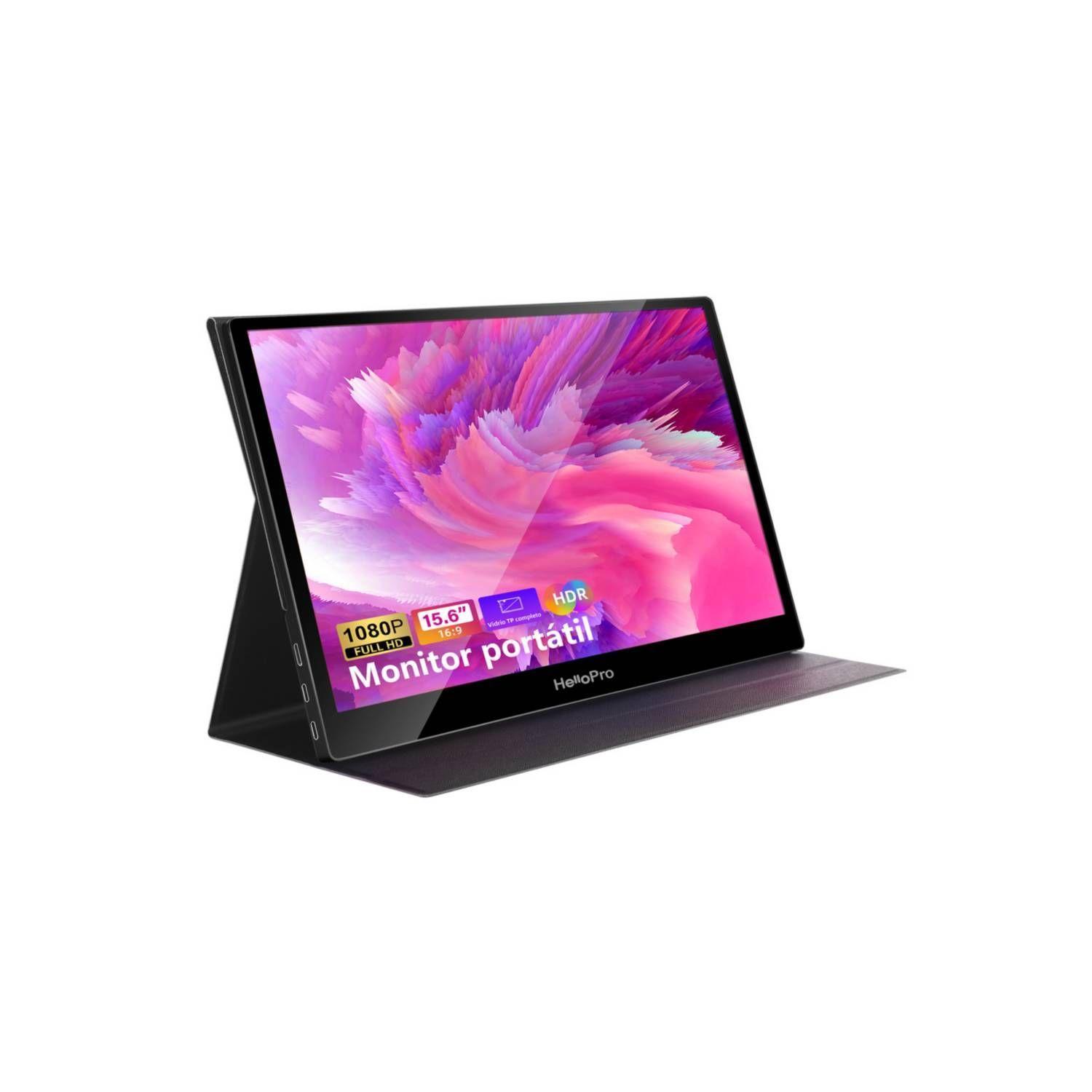 Monitor Portatil Hello M1, 15.6'', IPS, HDR, 60Hz-0