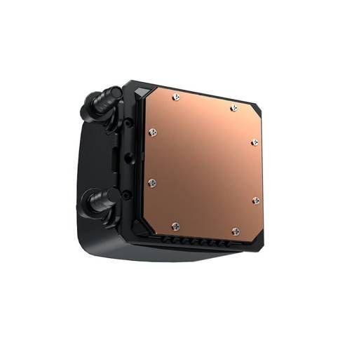 Refrigeración Líquida XYZ AQUAPULSE AIO 360, 360mm, Visor Temperatura, Intel/AMD, Negro-2