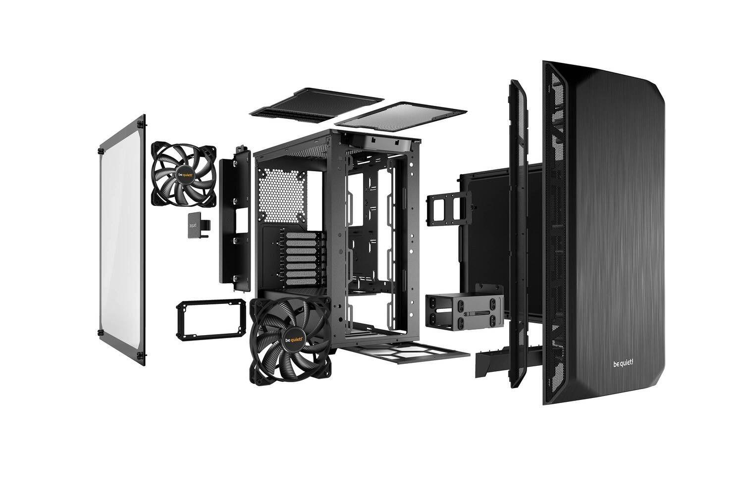 Gabinete Gamer Be Quiet! Pure Base 500 Window Black, ATX, M-ATX, Mini-ITX-2