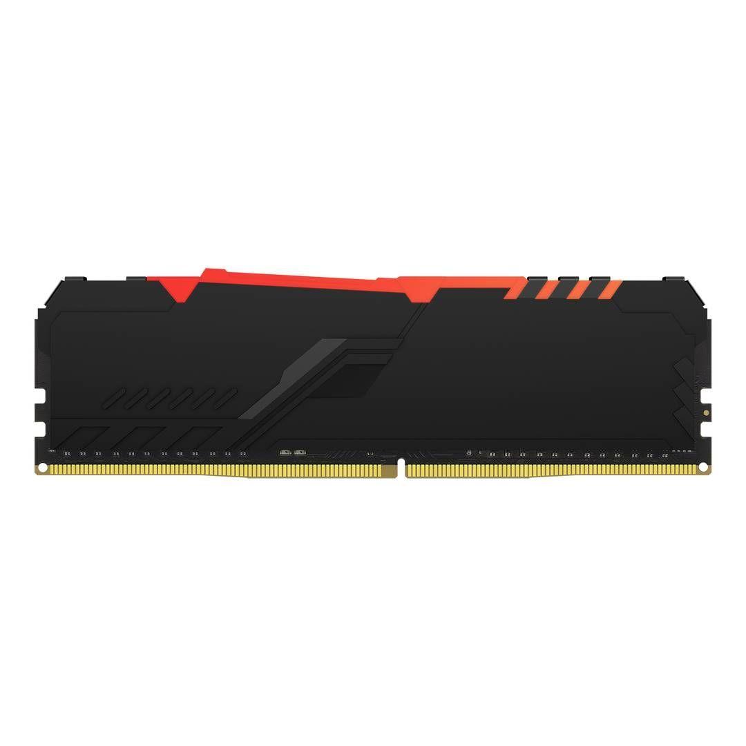 Memoria Ram DDR4 8GB 2666MHz Kingston FURY Beast RGB DIMM, Non-ECC, CL16, 1.2V-1