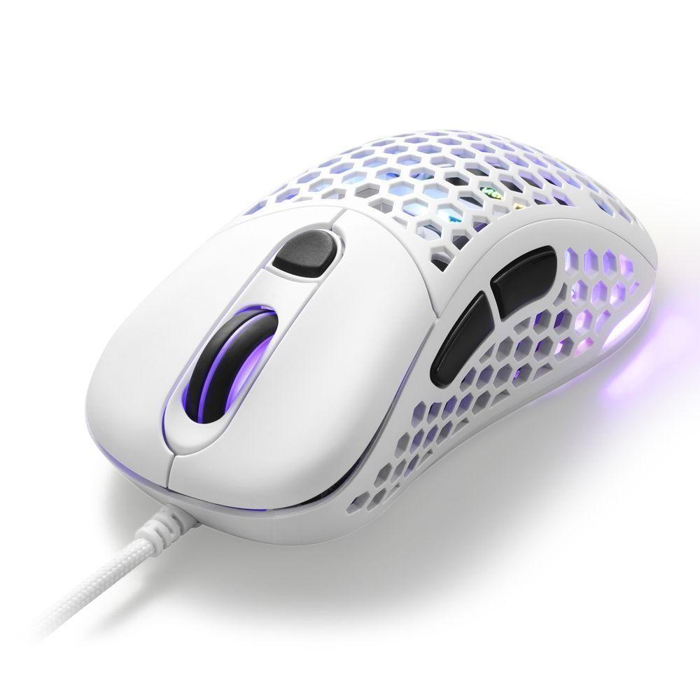 Mouse Gamer Sharkoon Light² 200, RGB, Blanco-4