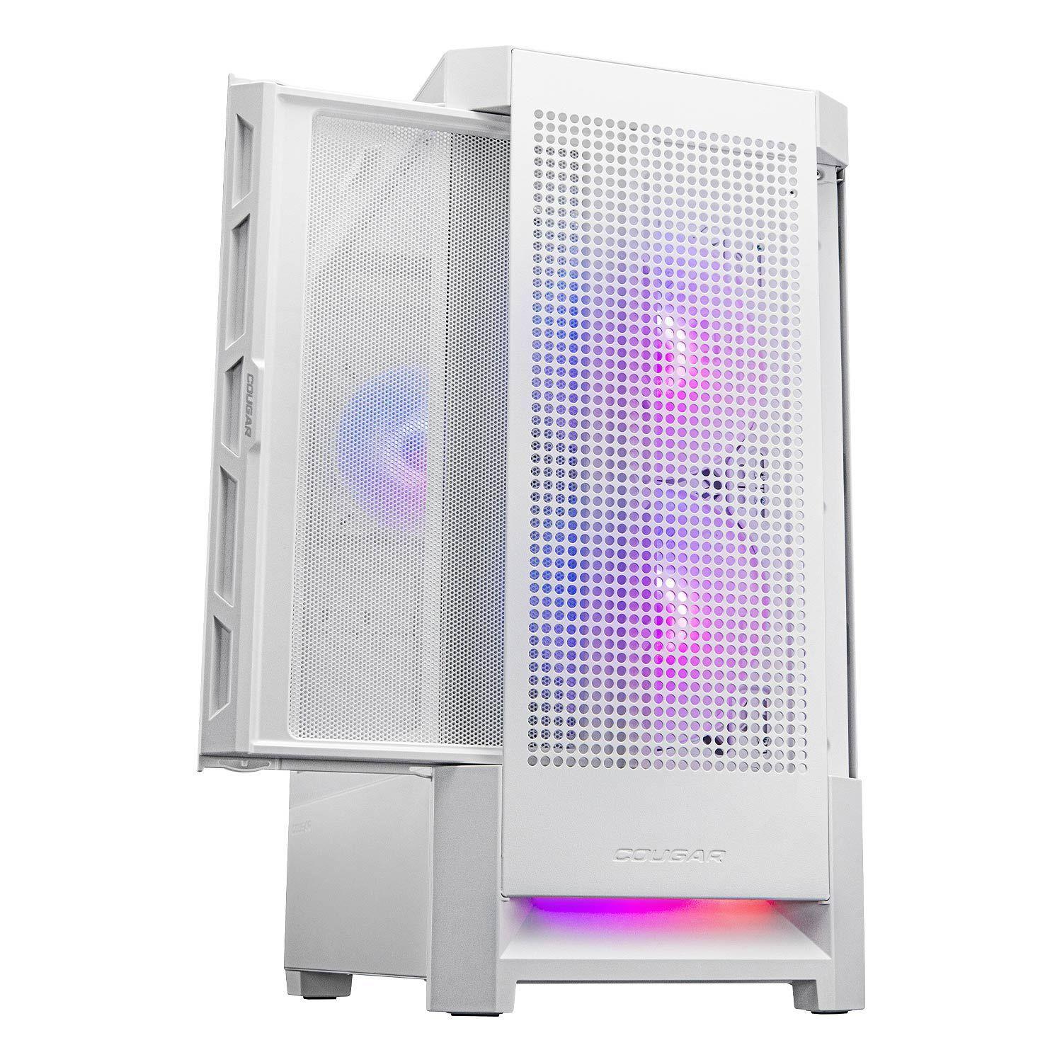 Gabinete Gamer Cougar Duoface RGB, E-ATX, Color Blanco-1