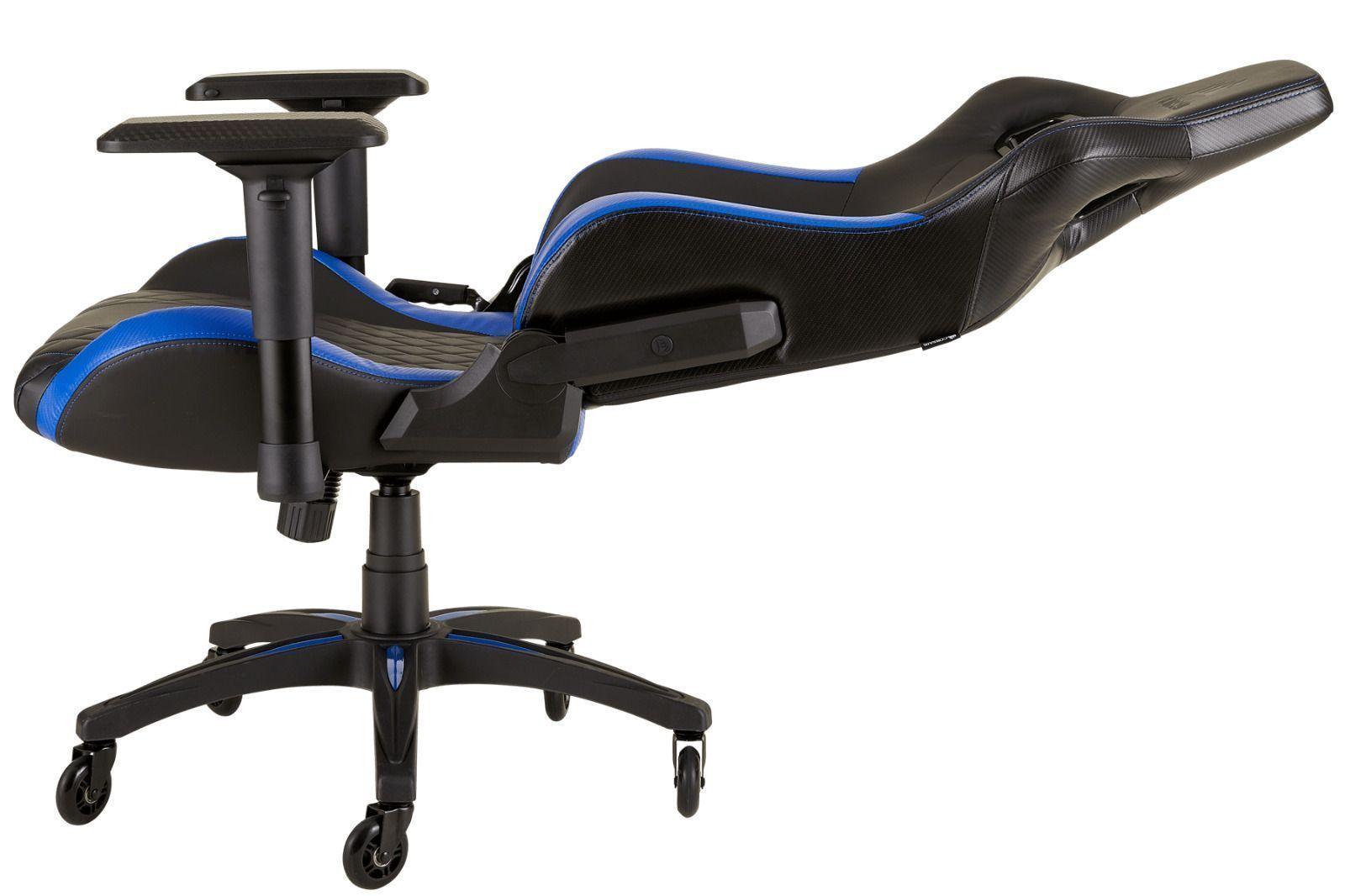 SILLA GAMER PRO CORSAIR T1 RACE, AZUL, NEGRO-3