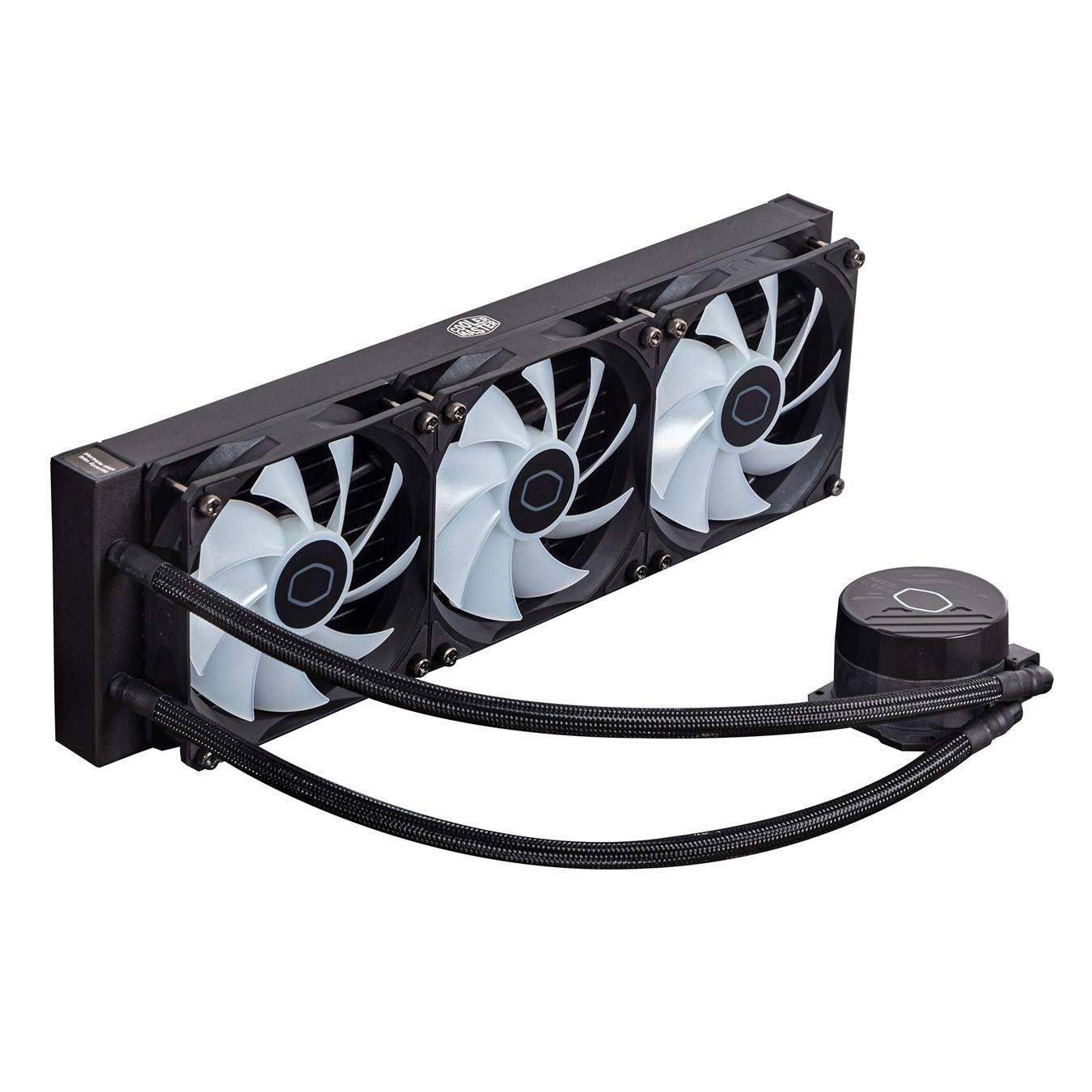 Refrigeración Líquida Cooler Master MasterLiquid 360L Core ARGB, 360mm, Intel/AMD, Negro-1