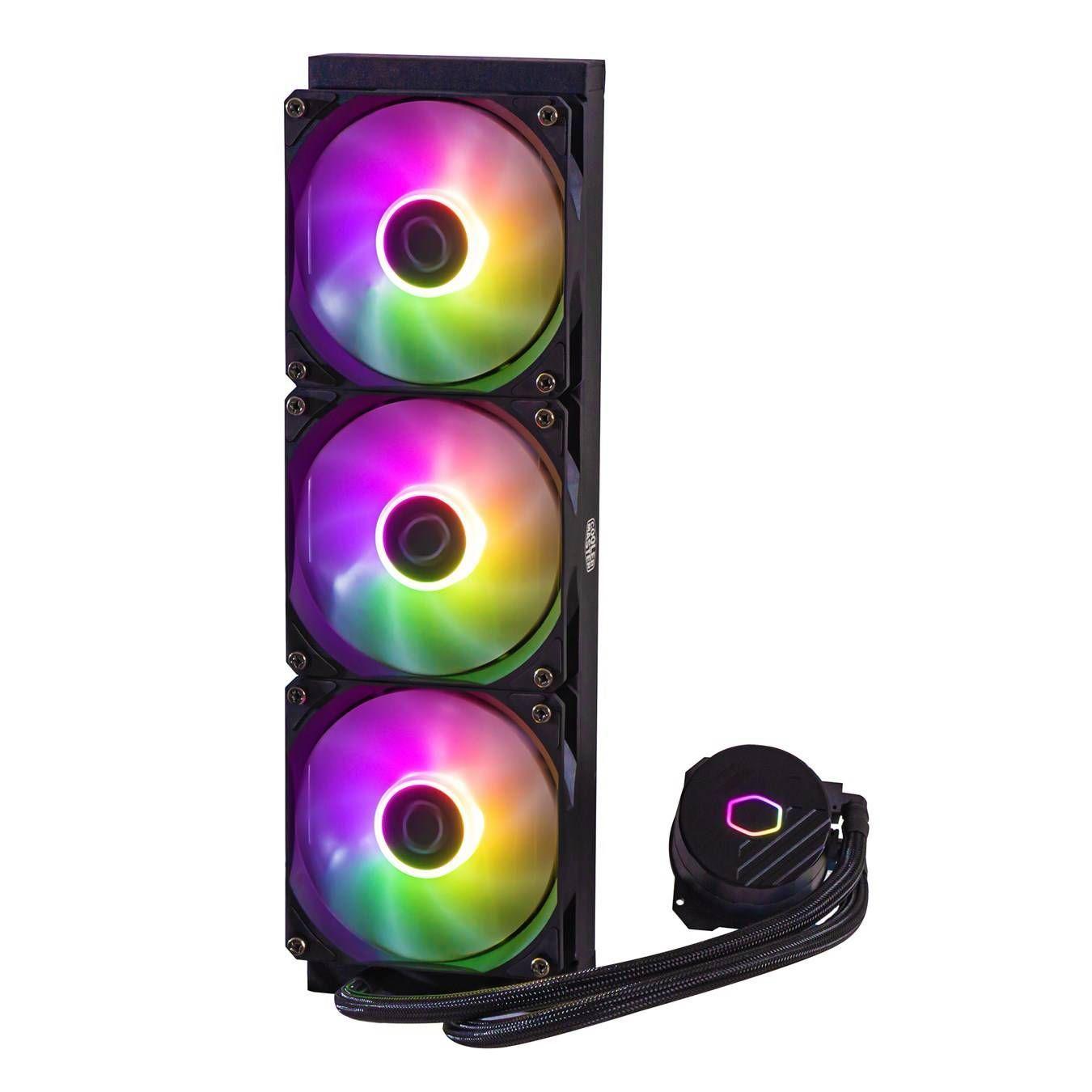 Refrigeración Líquida Cooler Master MasterLiquid 360L Core ARGB, 360mm, Intel/AMD, Negro-2