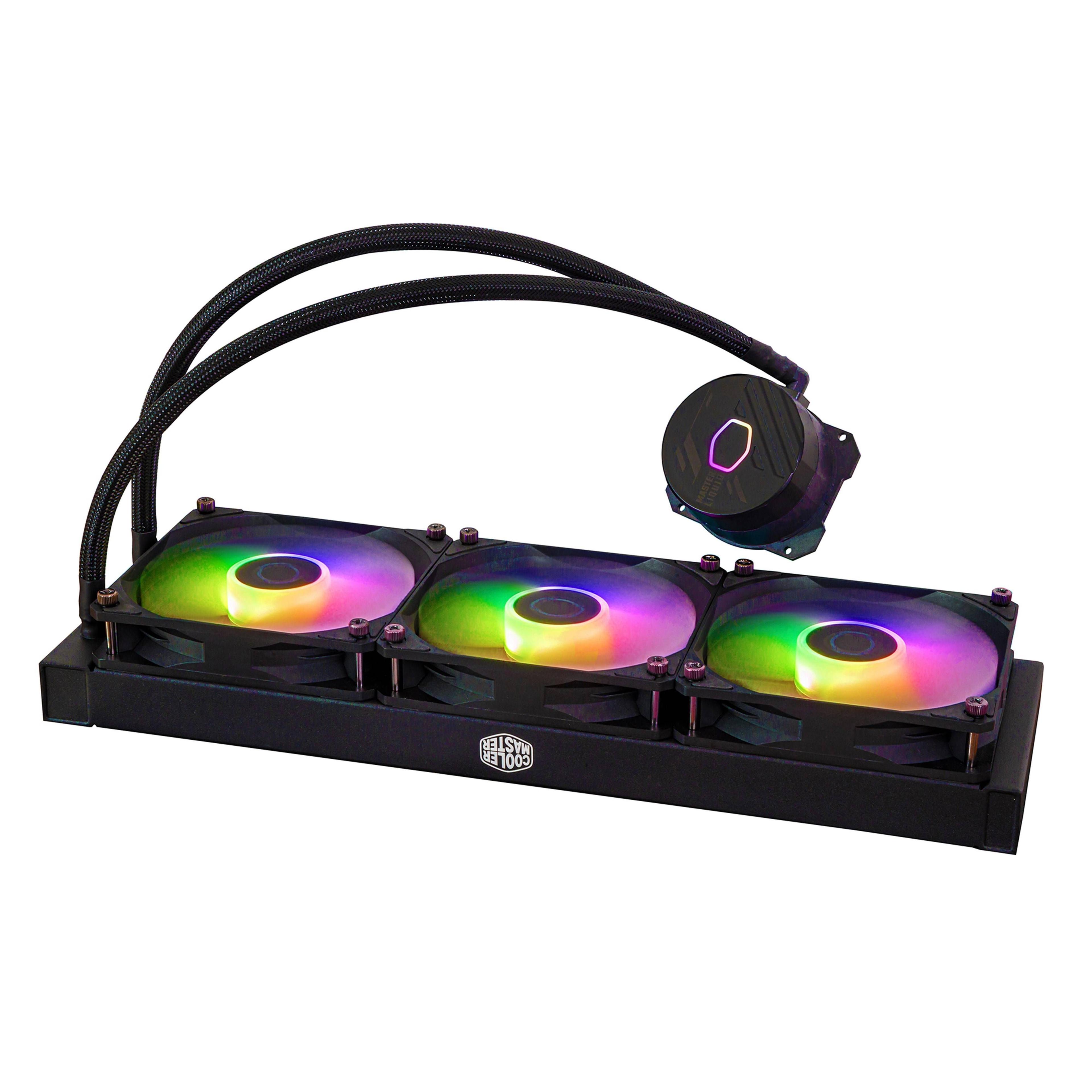 Refrigeración Líquida Cooler Master MasterLiquid 360L Core ARGB, 360mm, Intel/AMD, Negro-4
