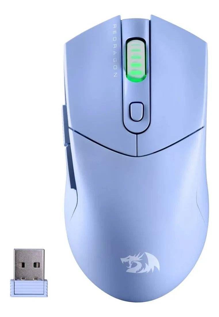 Mouse Gamer Redragon ST4R PRO M917B PRO 26000 DPI 3 Modos 60g Pixart 3395 Blue-0