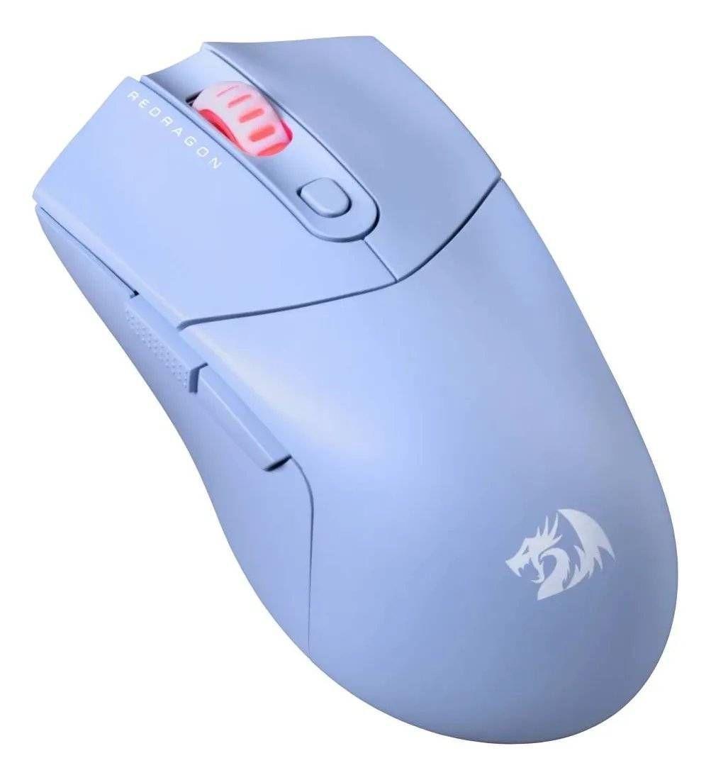 Mouse Gamer Redragon ST4R PRO M917B PRO 26000 DPI 3 Modos 60g Pixart 3395 Blue-1