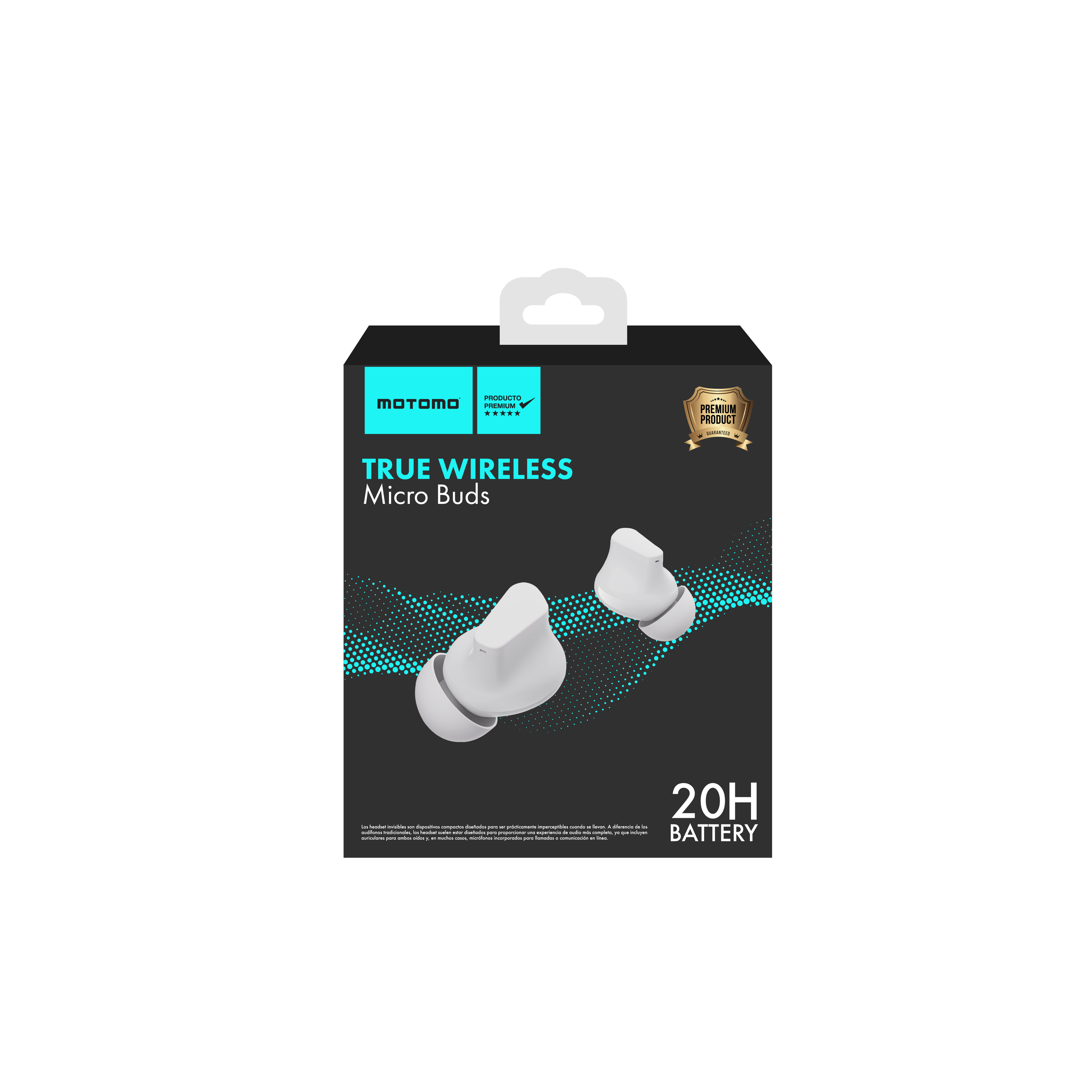 Aud fonos Inal mbricos Bluetooth Motomo AUEARP63 Color Blanco-2