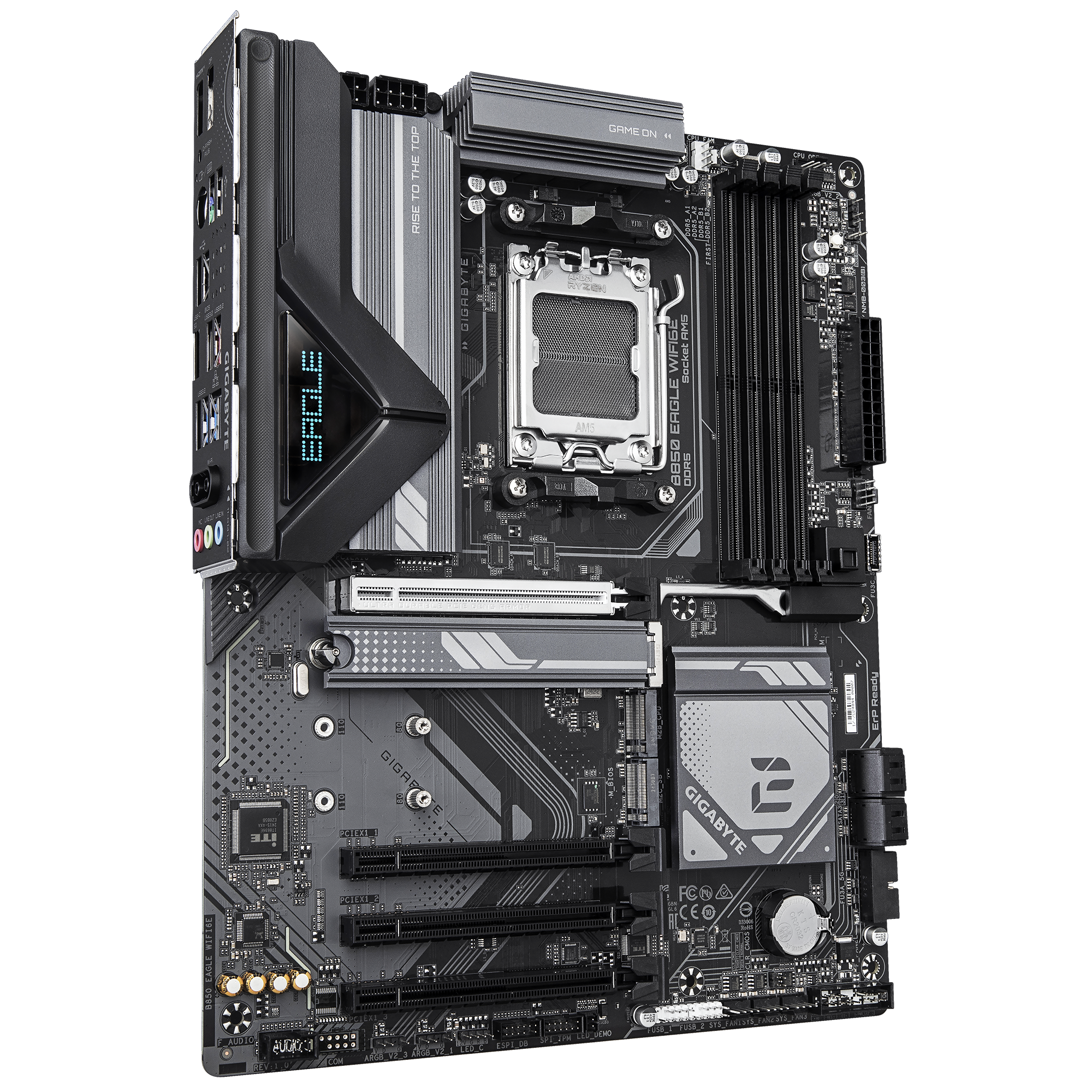 Placa Madre GIGABYTE B850 EAGLE WIFI6E, Socket AM5, 4x DDR5, 3x M.2, PCIe 5.0, X3D Turbo Mode-2