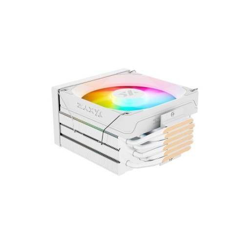 Disipador de CPU XYZ THERMAX PULSAR 6, 120mm, 6 Heatpipes, Indicador de temperatura, Blanco-2
